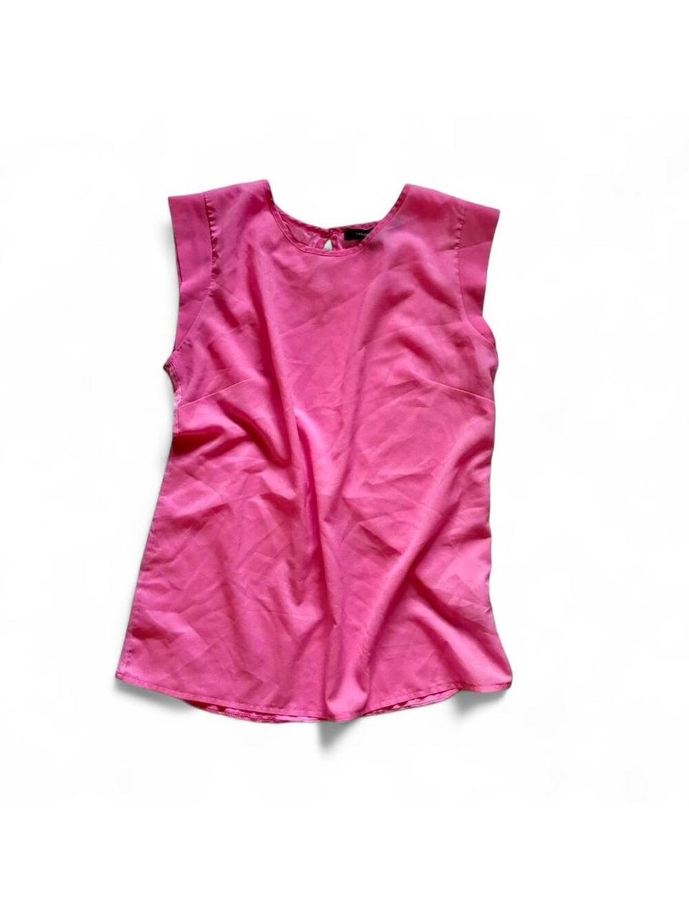French connection pink silk top
